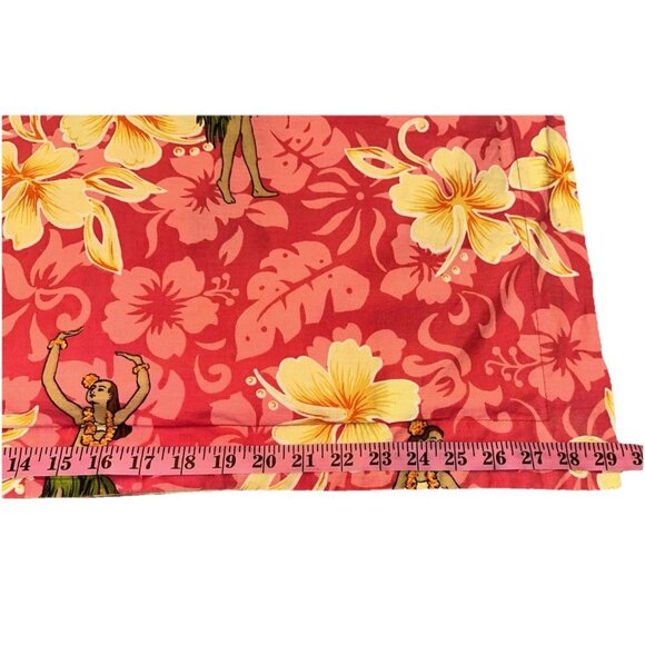 3pc Dean Miller Surf Bedding Hawaiian Hula Girl Queen Comforter 2 Shams pink HTF - Picture 10 of 16